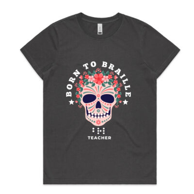 Women's Vintage Born to Braille Tee Thumbnail